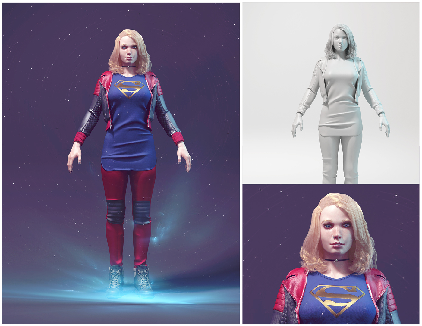 Supergirl cokecoco SuperHero Hero girl