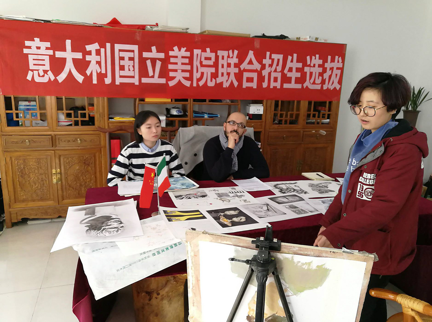 Visiting Professor Francesco Mazzenga Hongyu School cina china design ILLUSTRATION  editorial design  marketing   Accademia Belle Arti