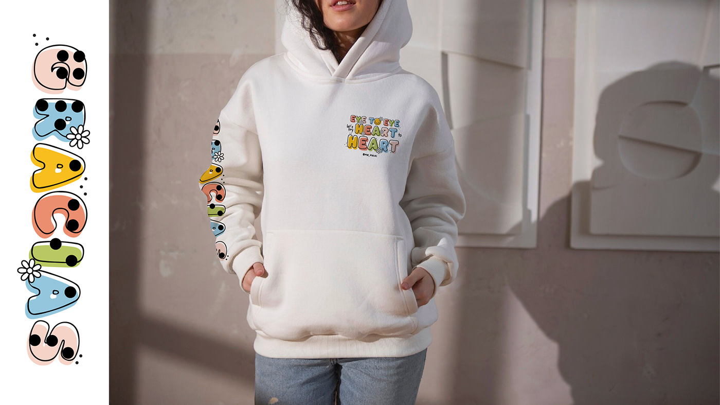 ilustration design clothes design prendas de vestir inclusion tshirt hoodie inclusive design braile sign lenguage