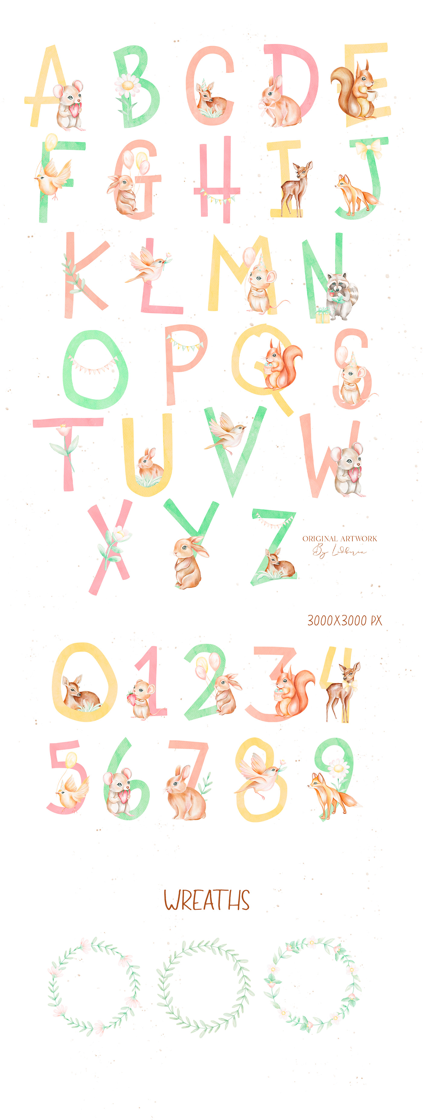 baby children pattern alphabet baby animals Baby Alphabet