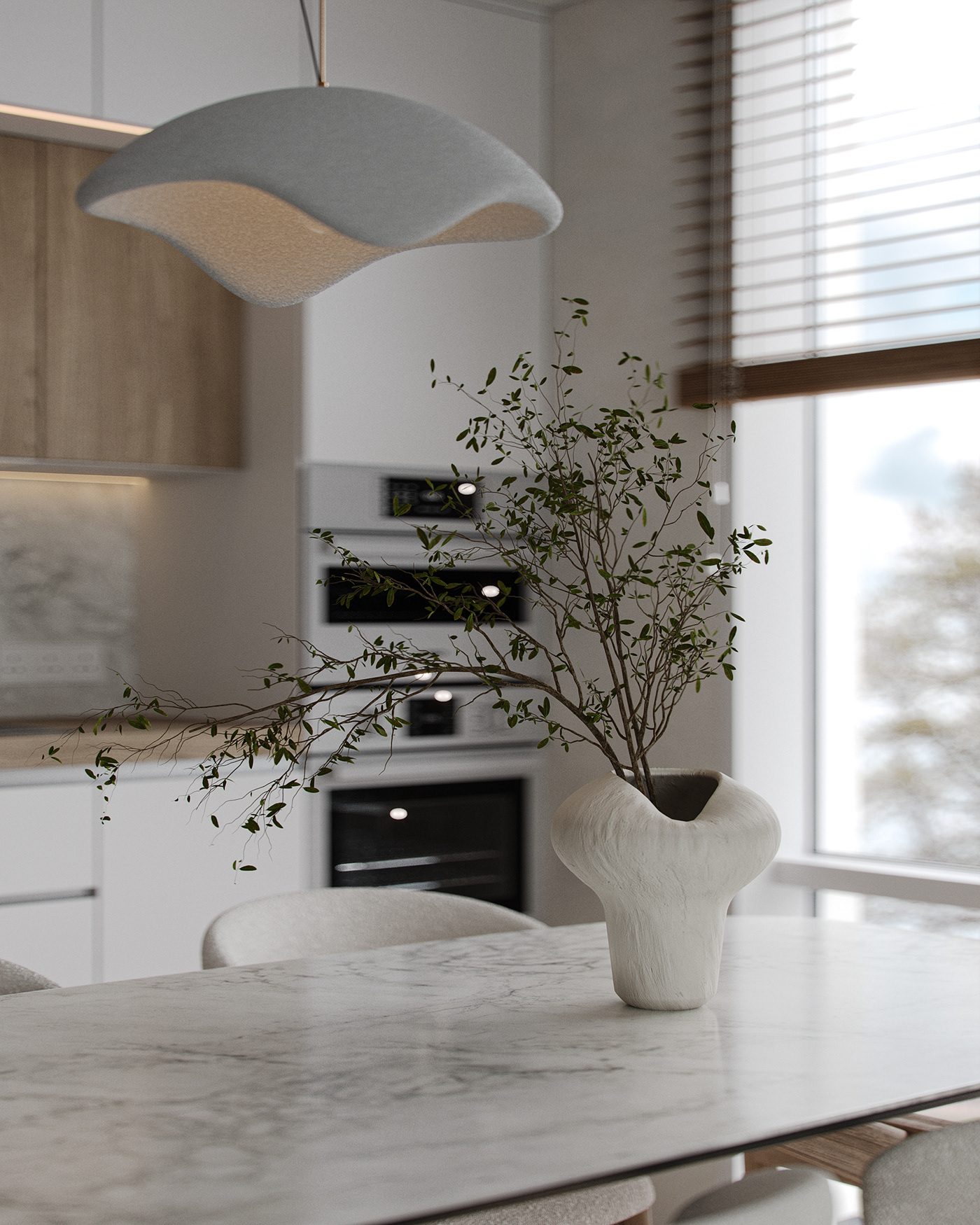 Vizualization 3ds max interior design  corona architecture Render kitchen design living room apartment 3D