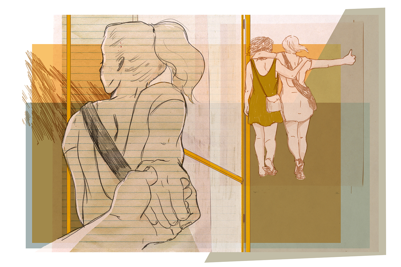 TWINE code storyboard narrative ILLUSTRATION  collage art