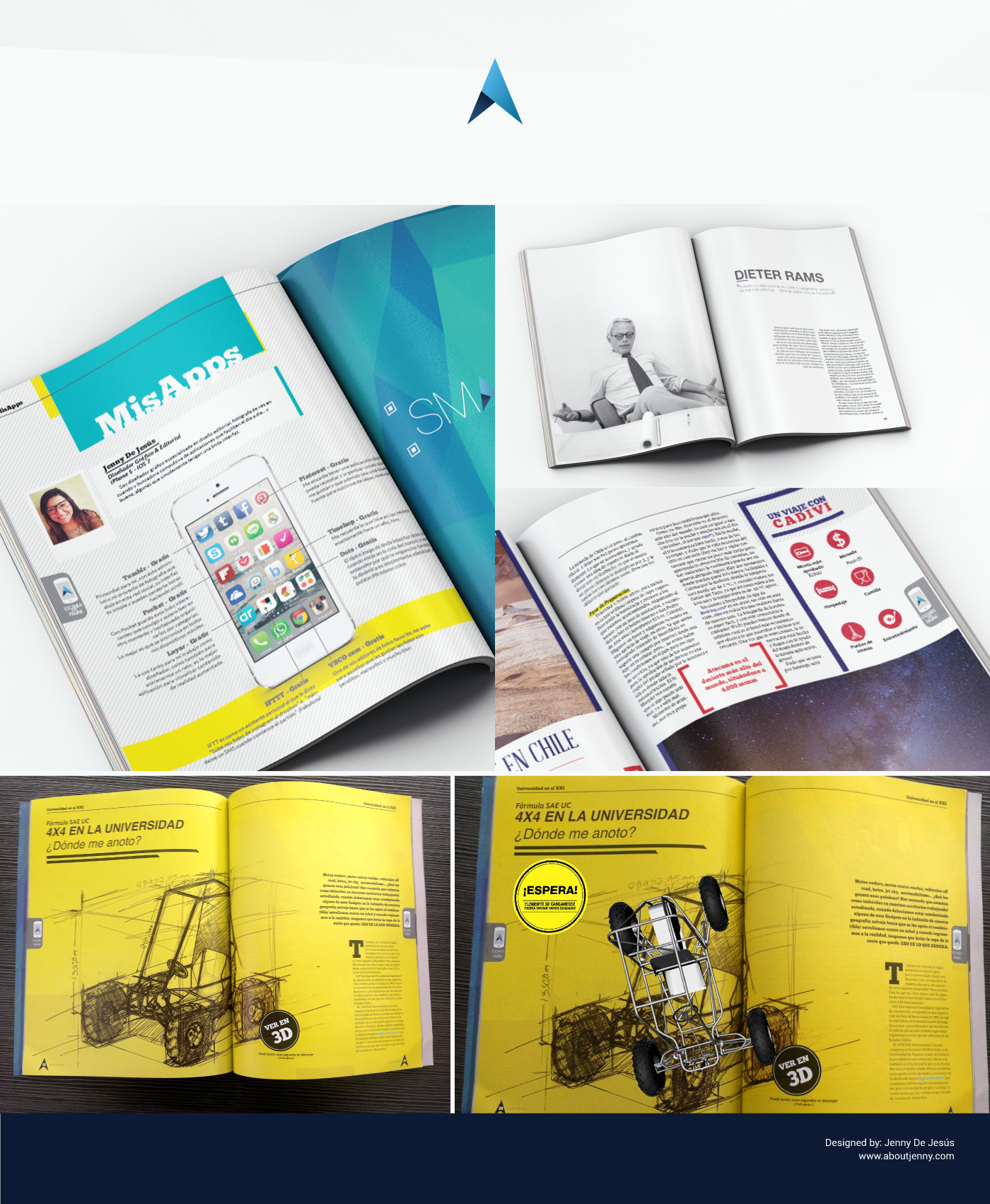 AR augmented reality editorial magazine Technology 3d Models
