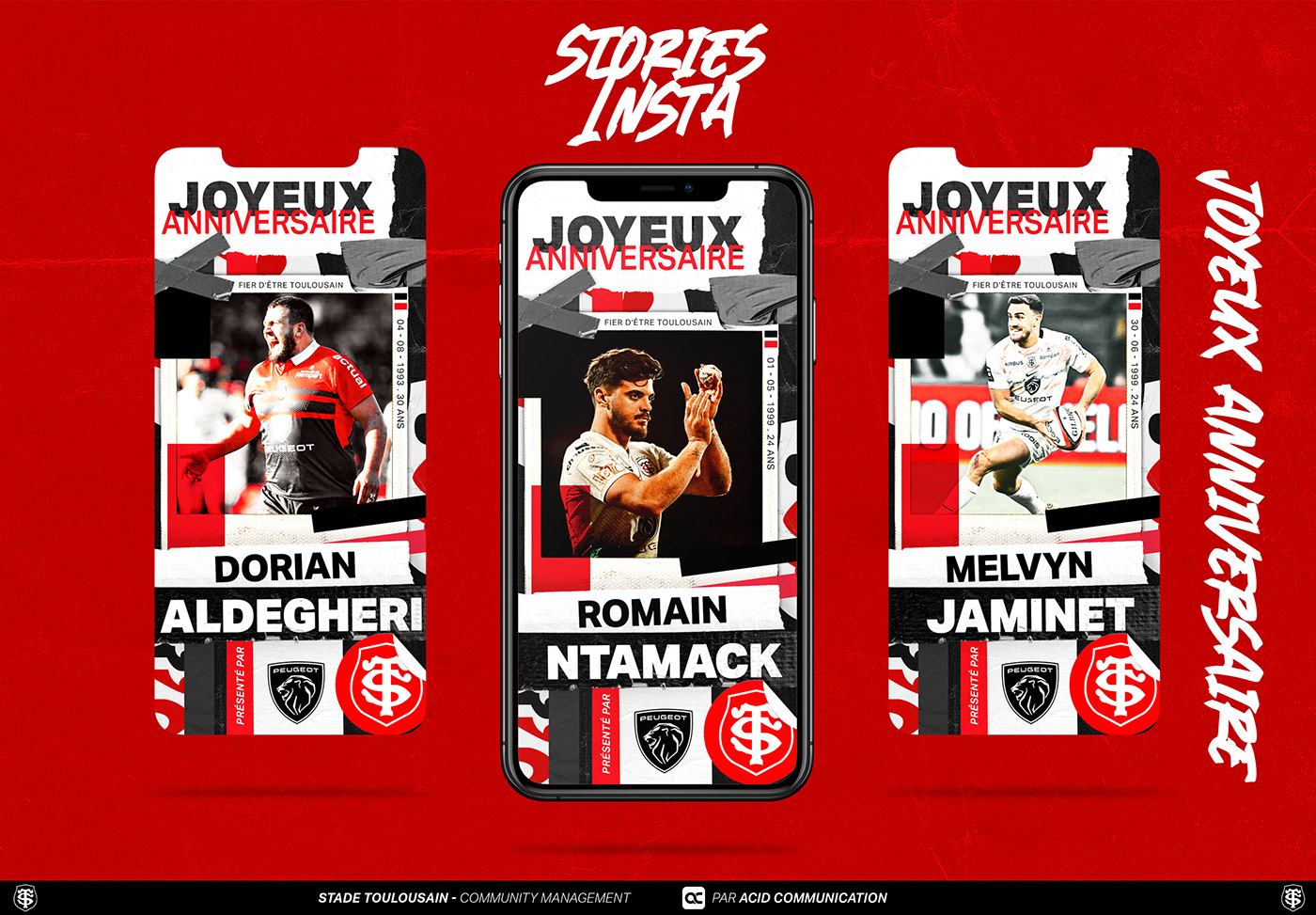 brand identity design post Rugby Social media post Socialmedia Sports Design