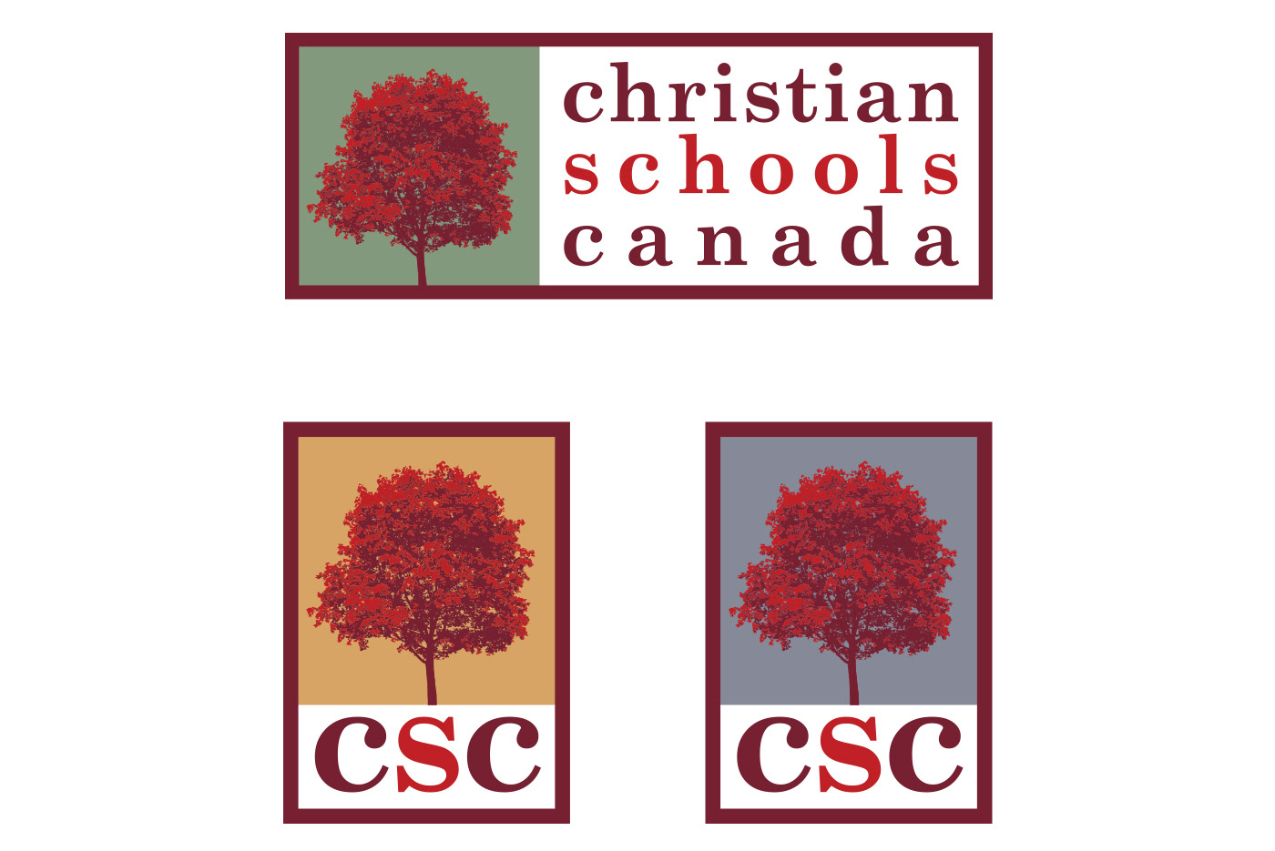 logo design rebranding Christian Schools Canada