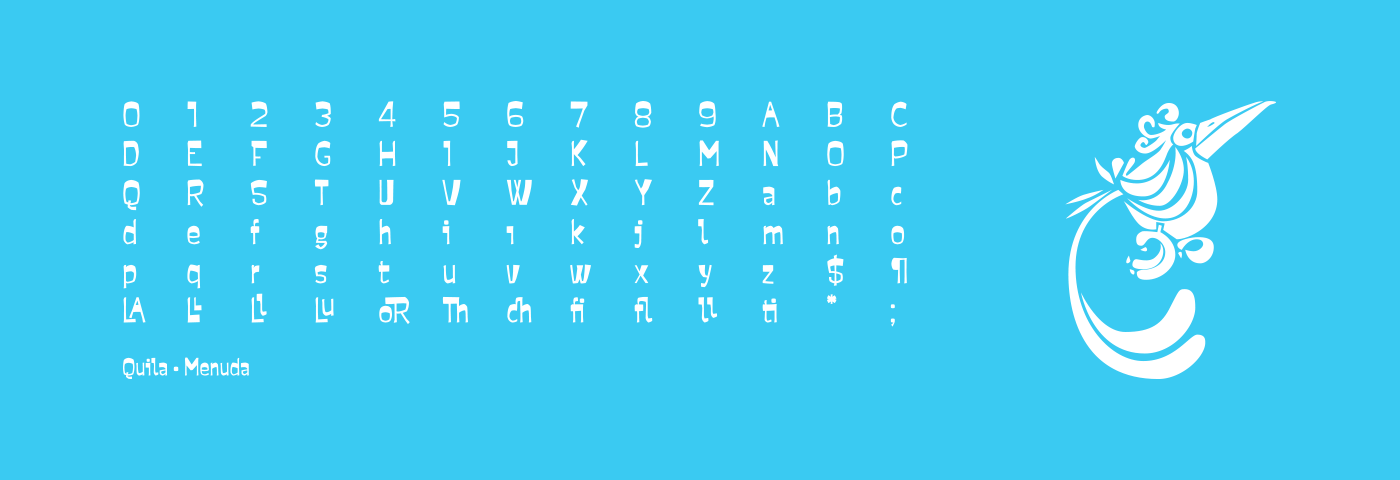 Typeface font typedesign type chile specimen design chilena tipografia typography  