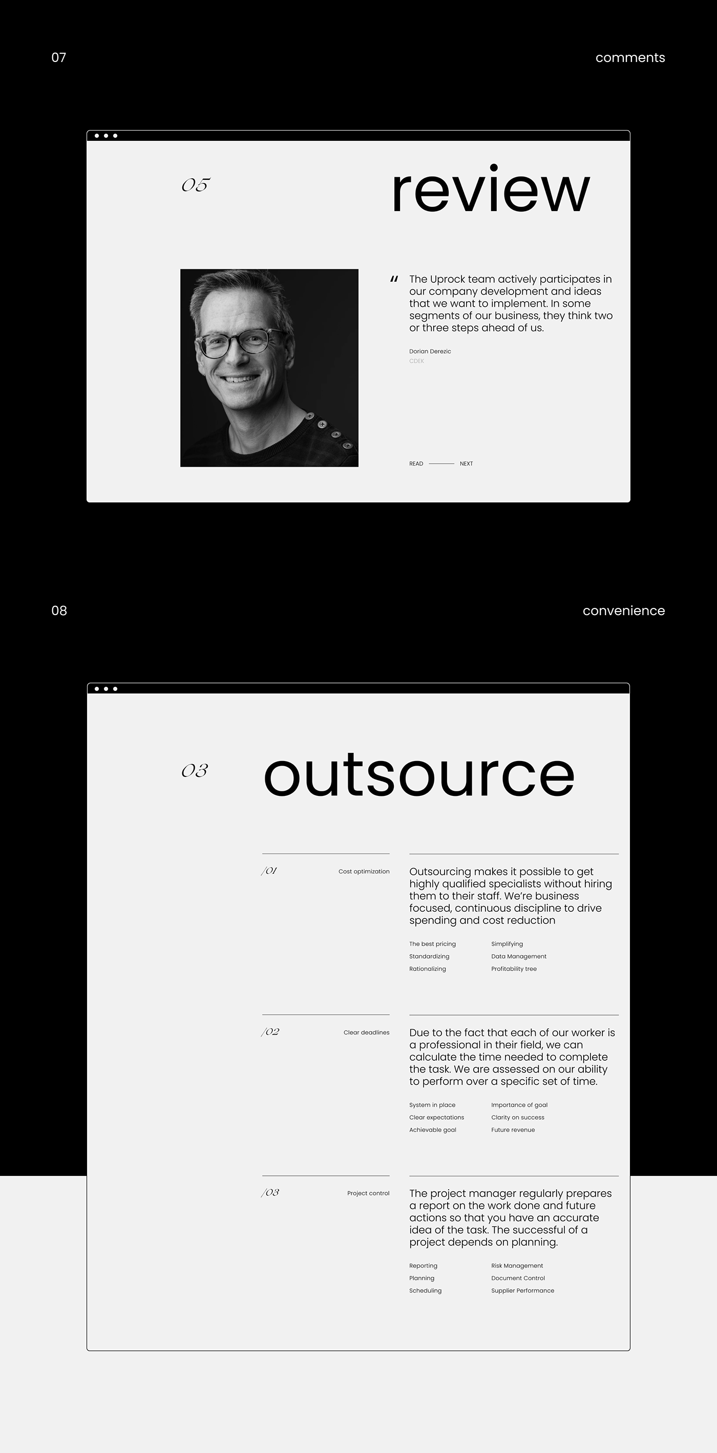 agency clean interaction Minimalism redesign studio typography   UI ux Webdesign