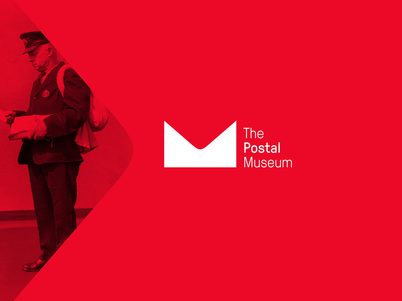 postal museum branding  red Overlay Altogether Creative guidelines