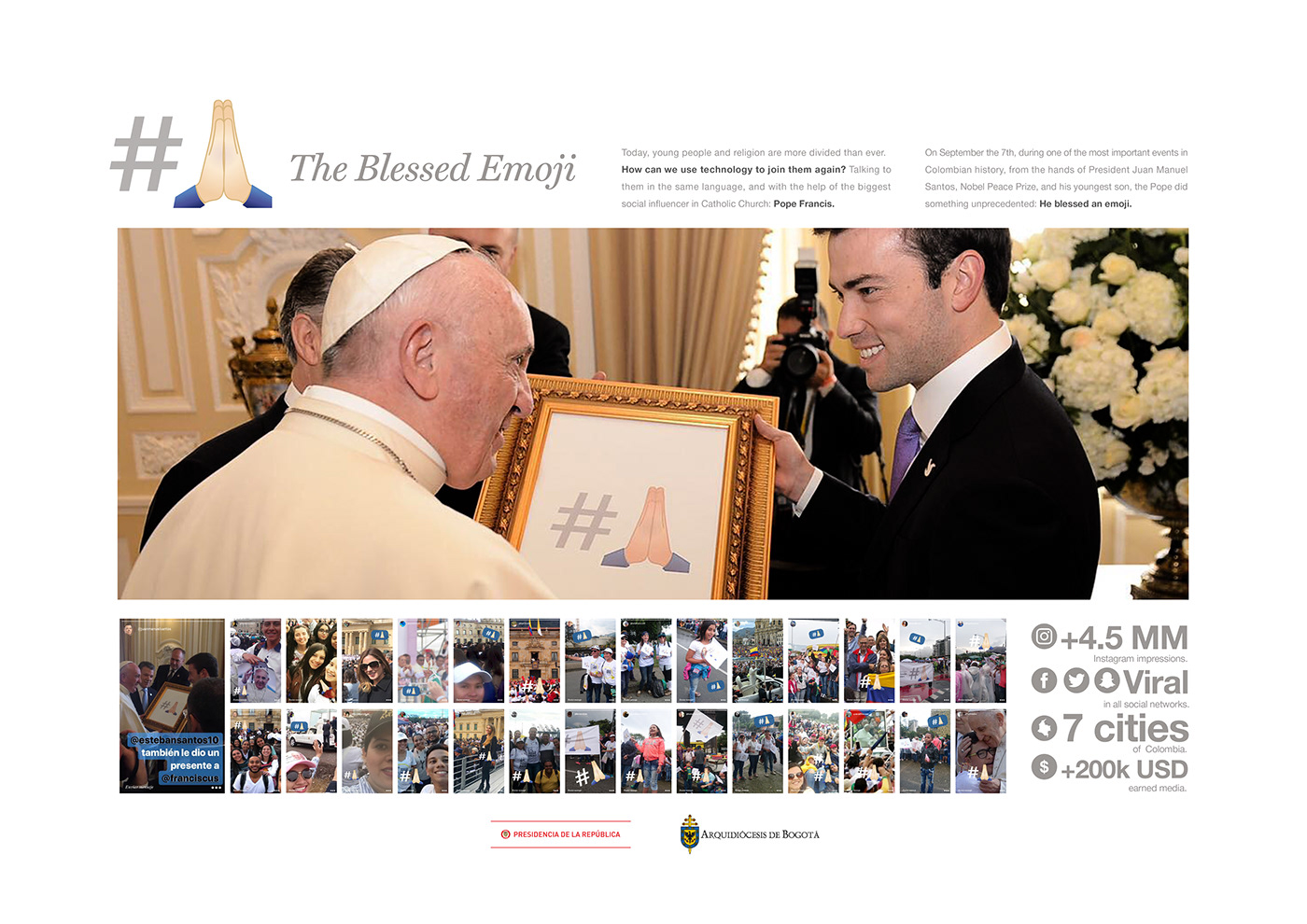 Papa Francisco Pope francisc Emoji blessed emoji blessed bendito emoji bendito MullenLowe SSP3 MullenLowe Viral