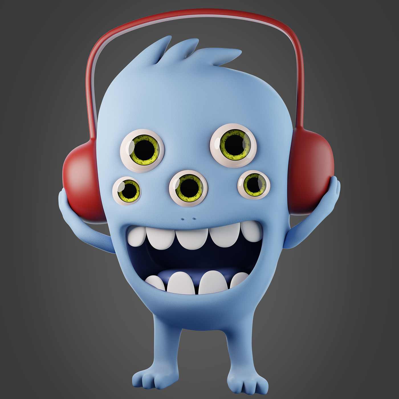 Character 3D pixar disney cartoon персонаж 3д stylized movie monster university