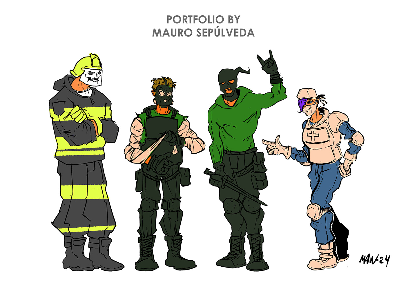 comic Character design  Digital Art  historieta tebeo blanco y negro zombie furry comicbook Novela Gráfica