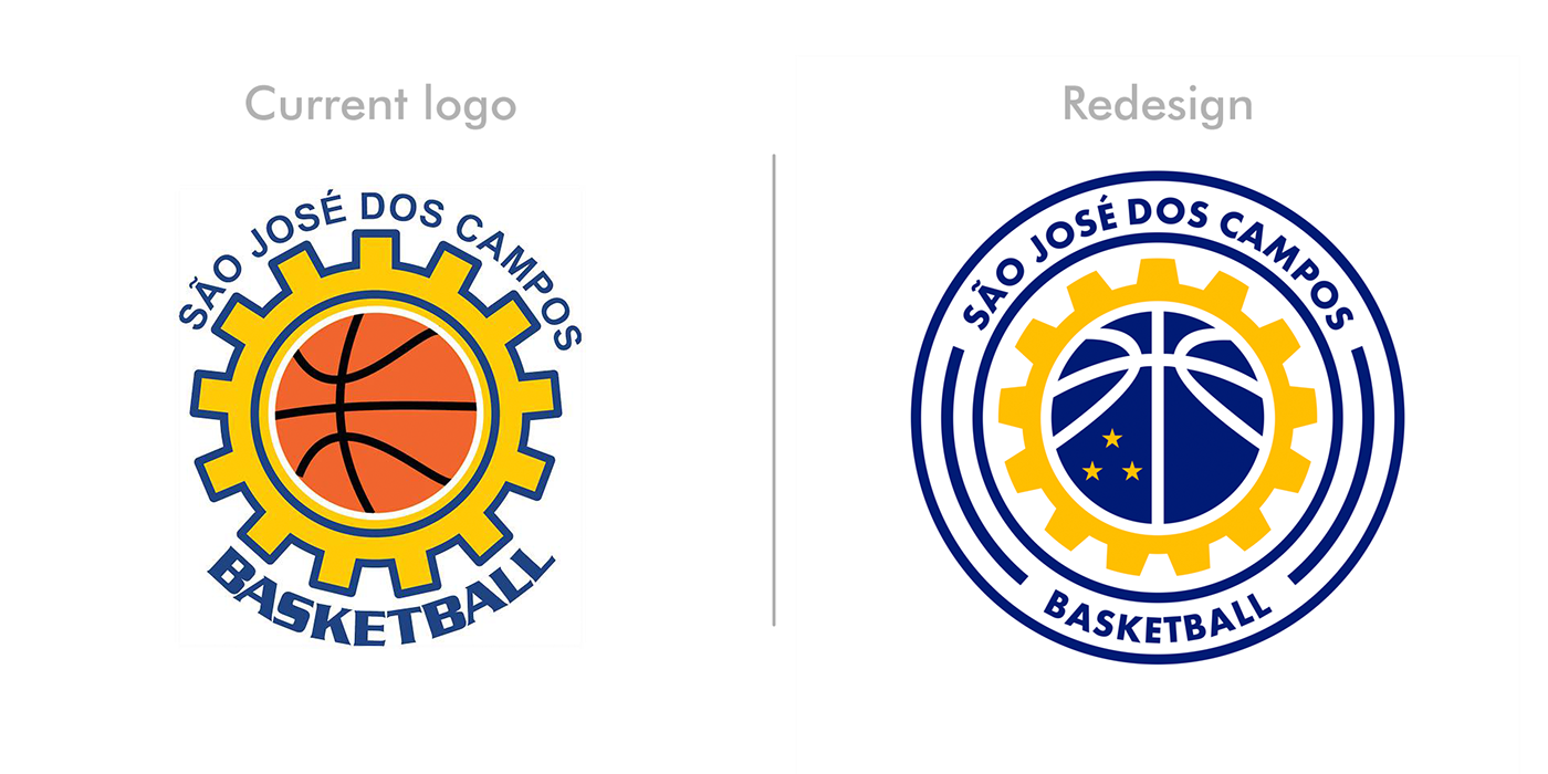 basketball NBA NBB team sjc basquete redesign Rebrand jose campos