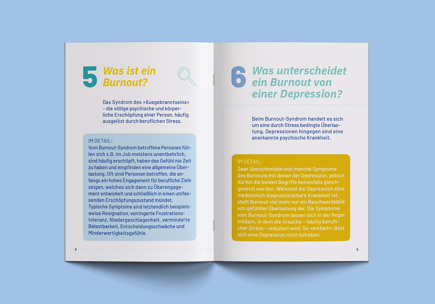 A brochure about depression – ten most important questions and answers.