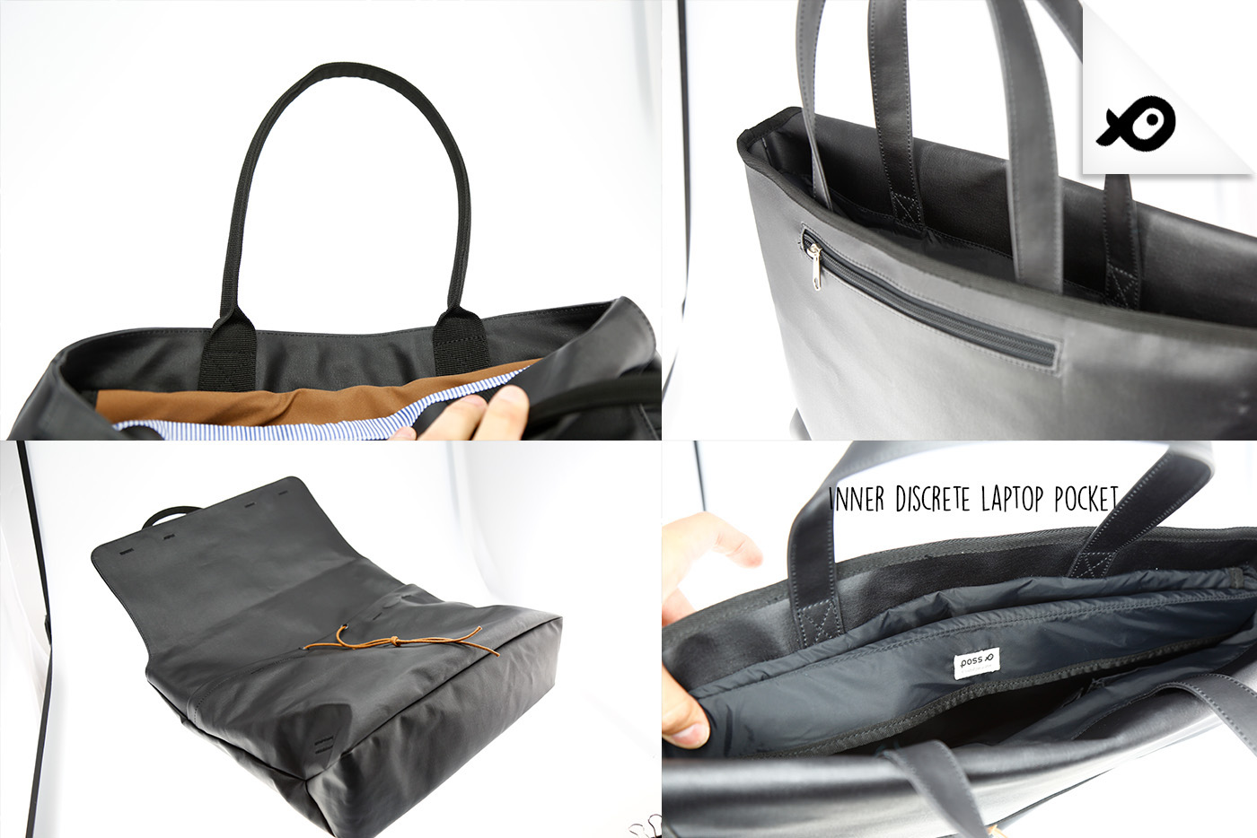 Carrefour poss design CARREFOUR DESIGN bag woman Conception fabric electronic handbag