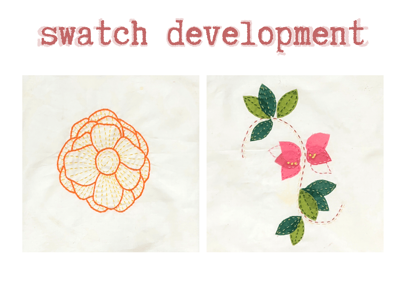 Embroidery Flowers Value Addition  hand embroidery