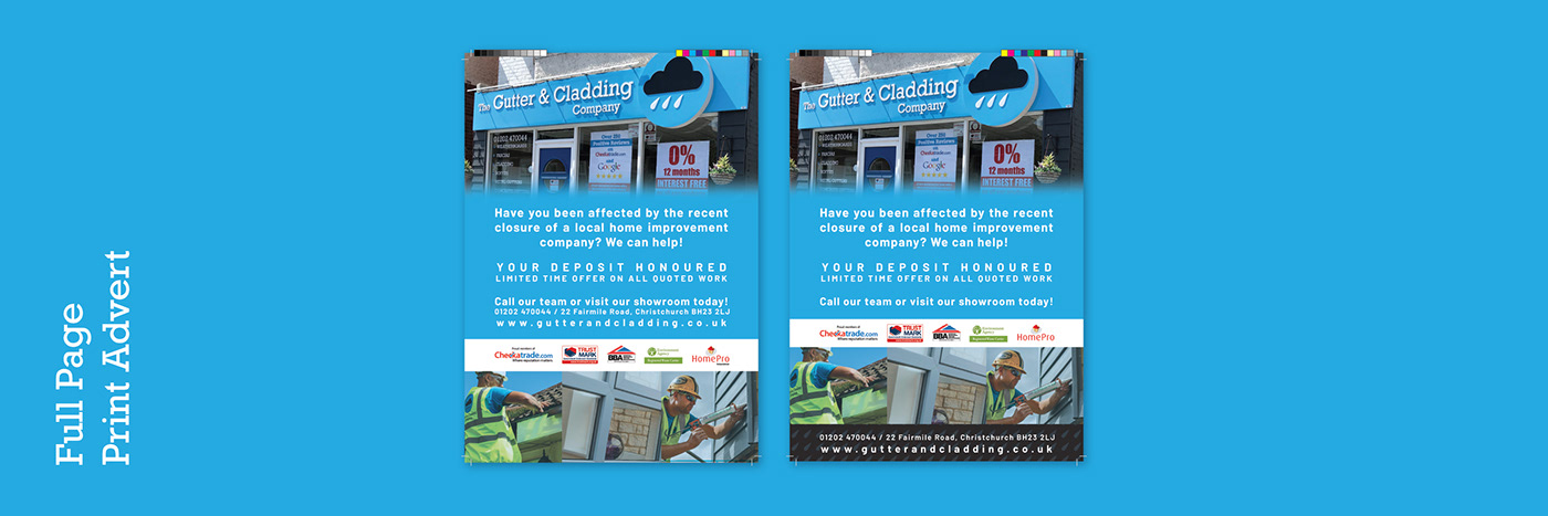 design print Advetising local business logo paper media