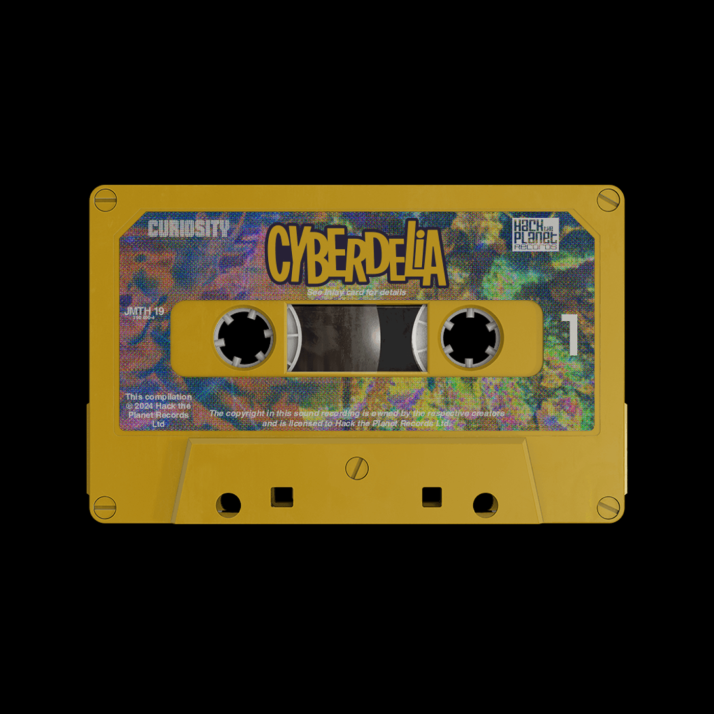 Y2K vintage cassette cyber design psychedelic Digital Art  concept trance 90s