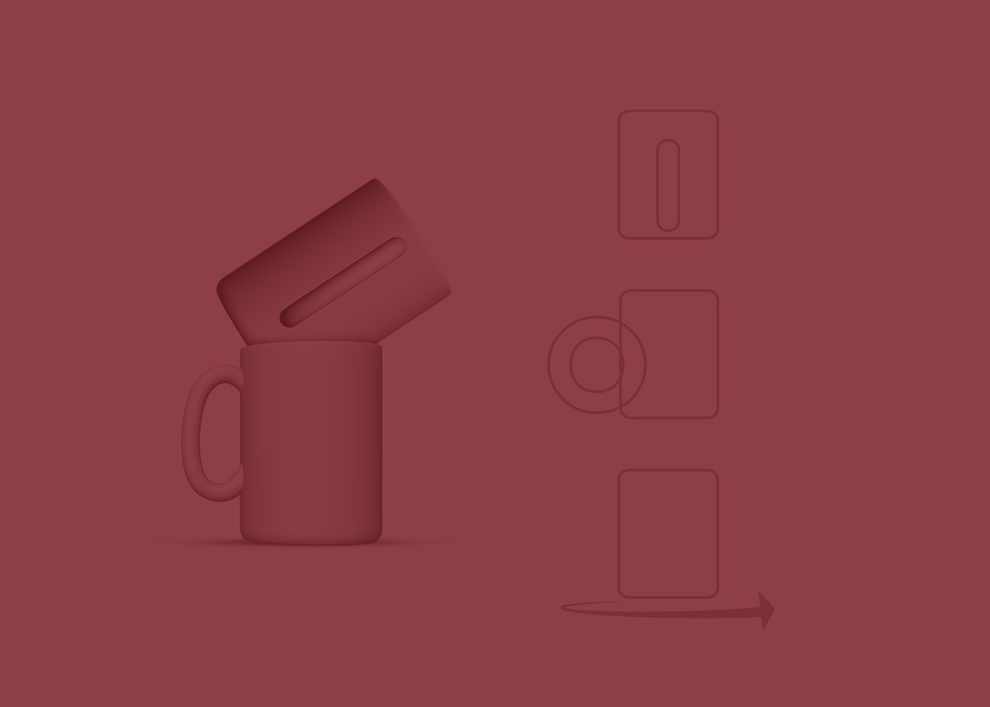 cafe logo creative simplicity minimal