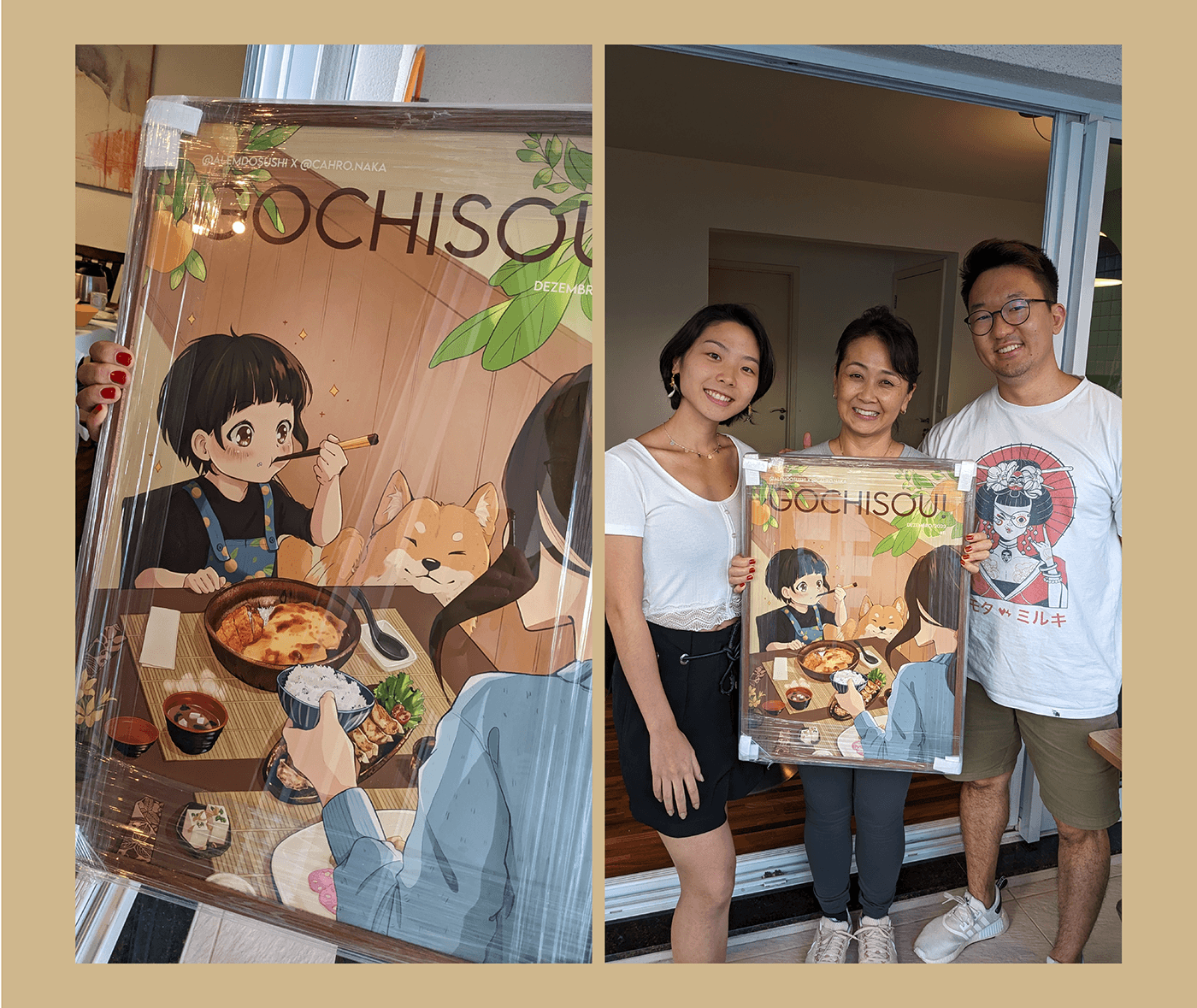 ILLUSTRATION  Digital Art  Procreate digital painting Food  food illustration cute dog restaurant Manga art