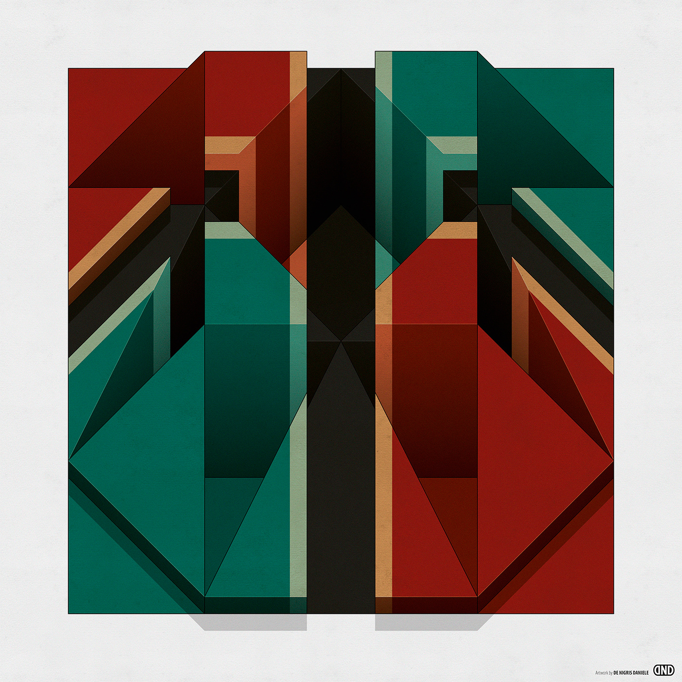 artwork bologna colors digital illustration geometric shapes share vector
