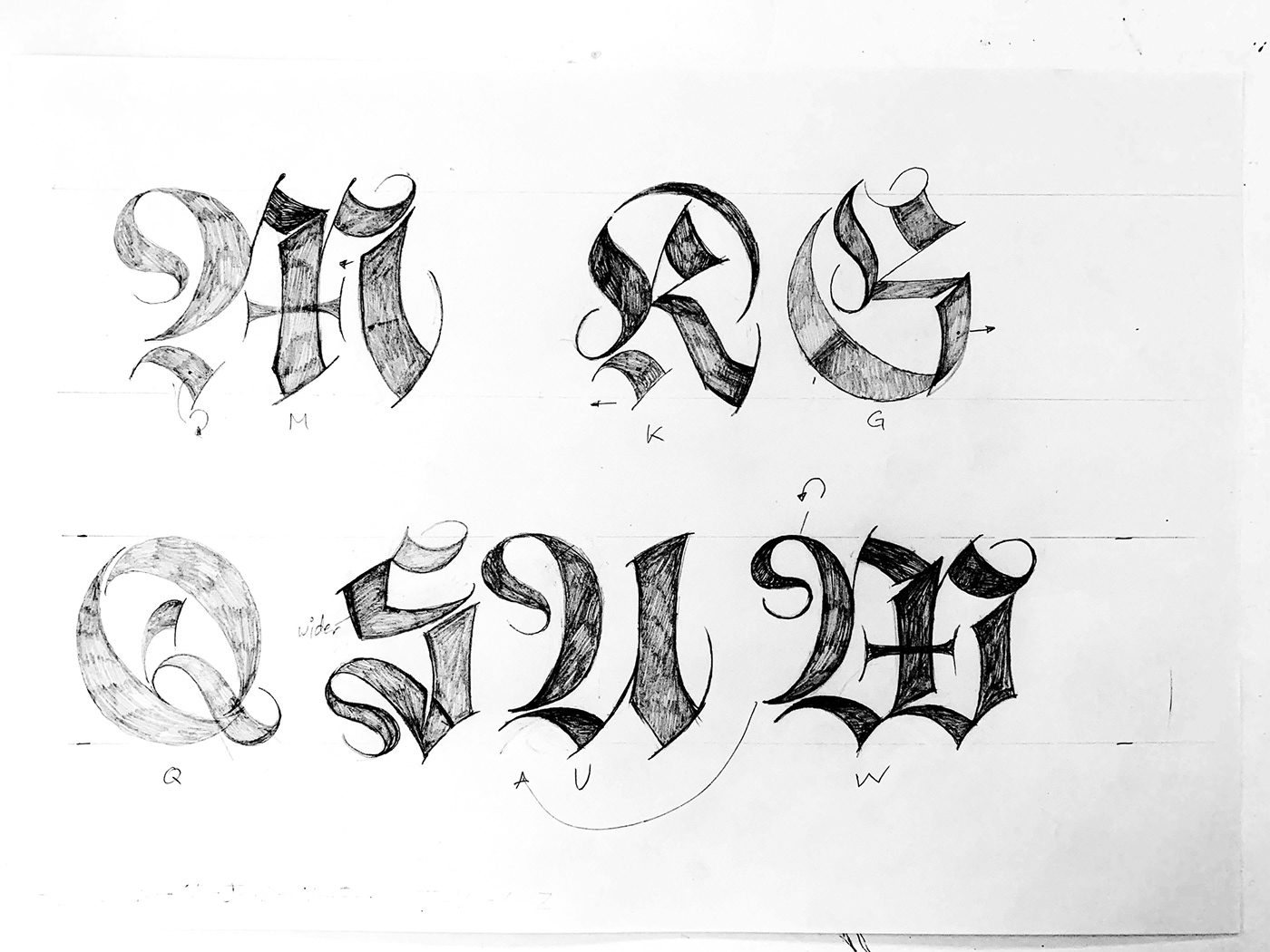 alphabet Blackletter font Fraktur logo monogram Script symbol type typography  
