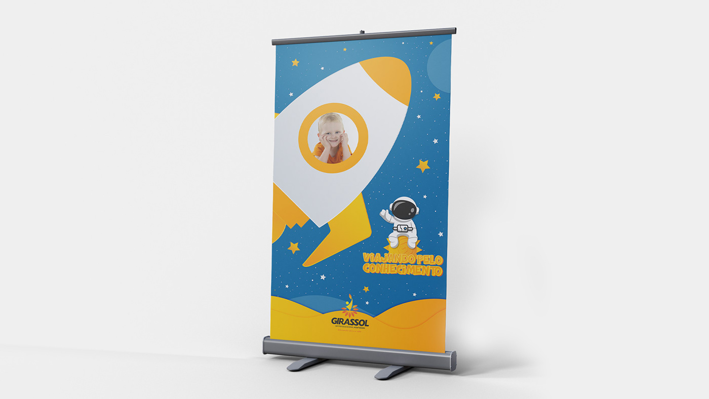 Astronautra campanha design designbrindes game kids universe