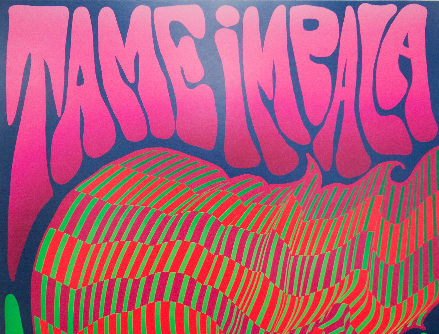 graphic design  design sva poster Poster series psychedelic art psychedelia Tame Impala ILLUSTRATION  typography  