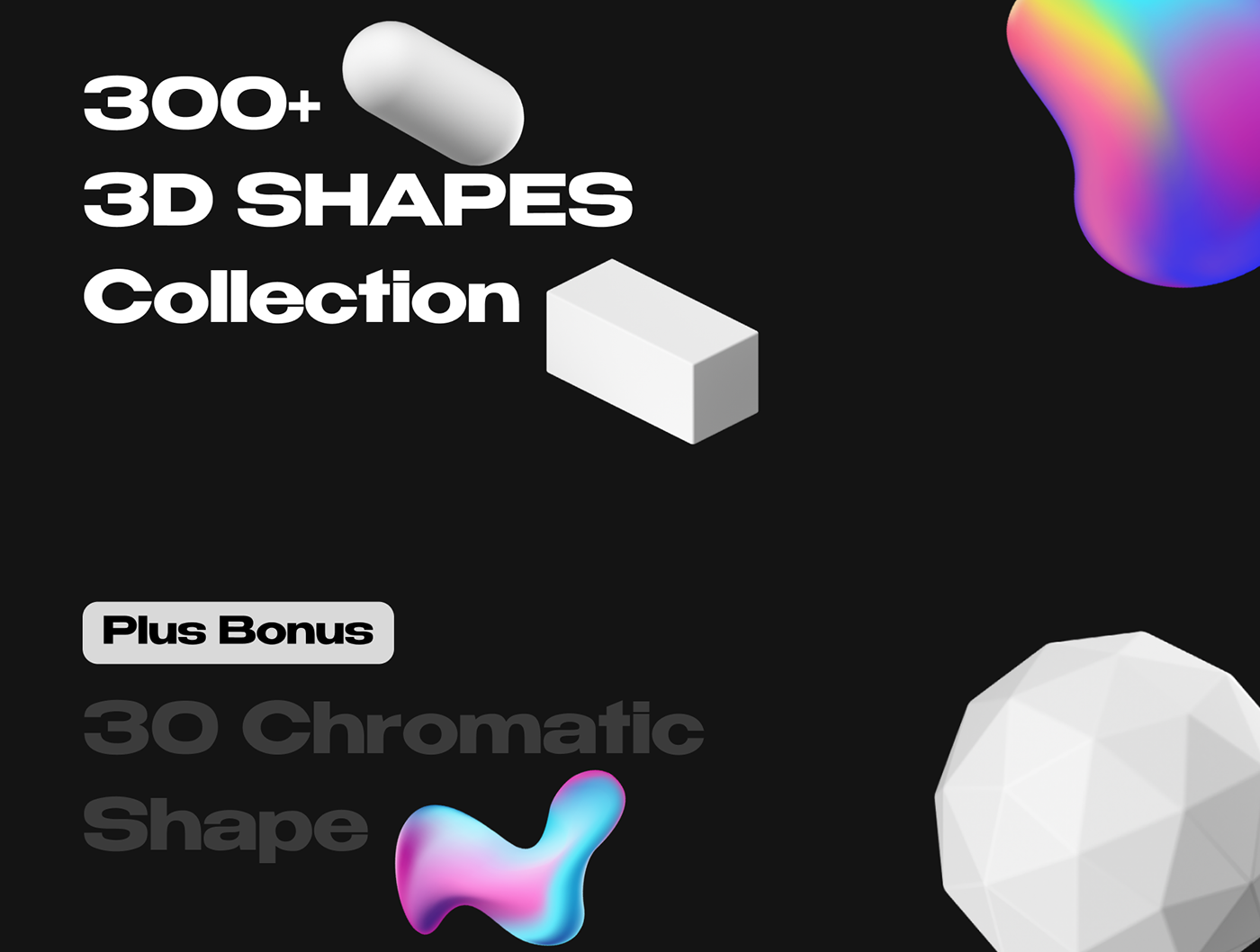 free demo assets 3D shapes Collection 3D Collection 3D shapes shapes collection