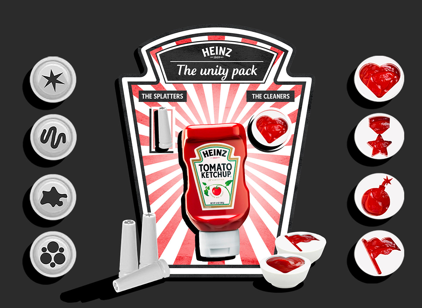 heinz D&AD case case history animation  motion graphic ketchup Awards Food  after effects