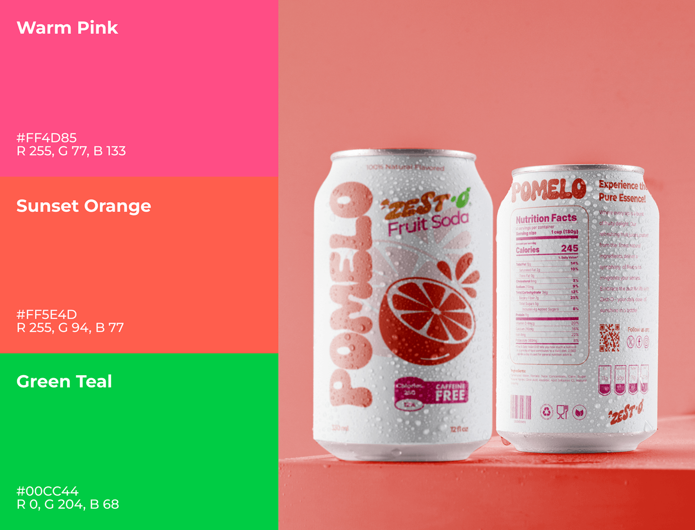Graphic Designer brand identity designer Packaging visual identity Brand Design juice drink Fruit packaging design