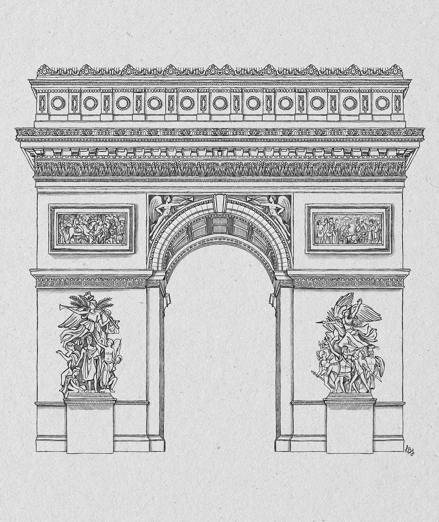 architecture buildings Exposition universelle france grafito graphic design  ILLUSTRATION  ilustracion ornaments Paris