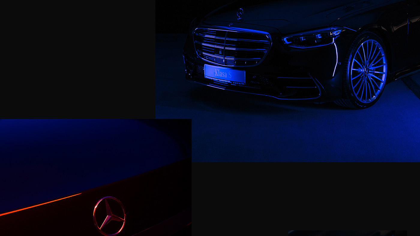 Benz car photography daimler mercedes Mercedes Benz neons Photography  video automotive   campaign