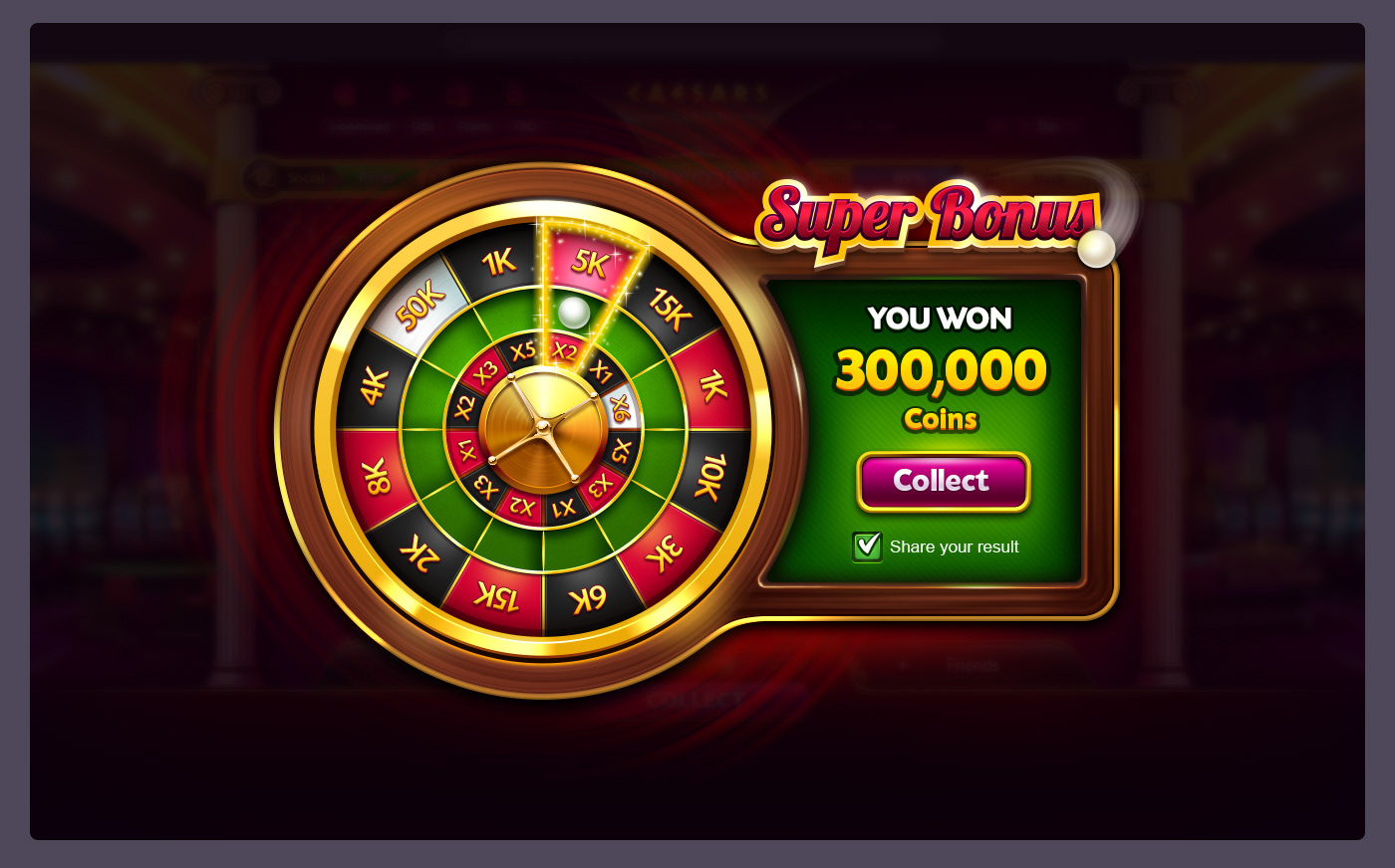 casino Slots slot game Caesars playtika game Lobby design Nir Shindler UI