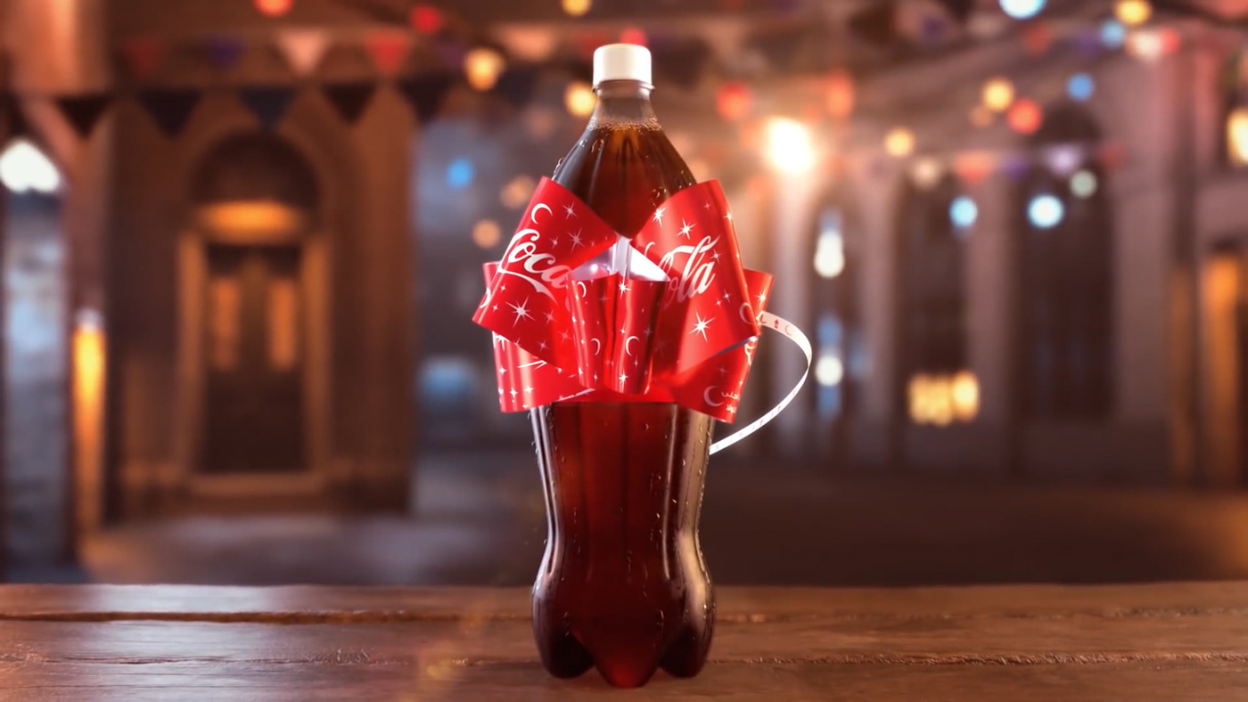 3D ads Advertising  Coca Cola Coca-Cola cocacola cola drink marketing   soft drink