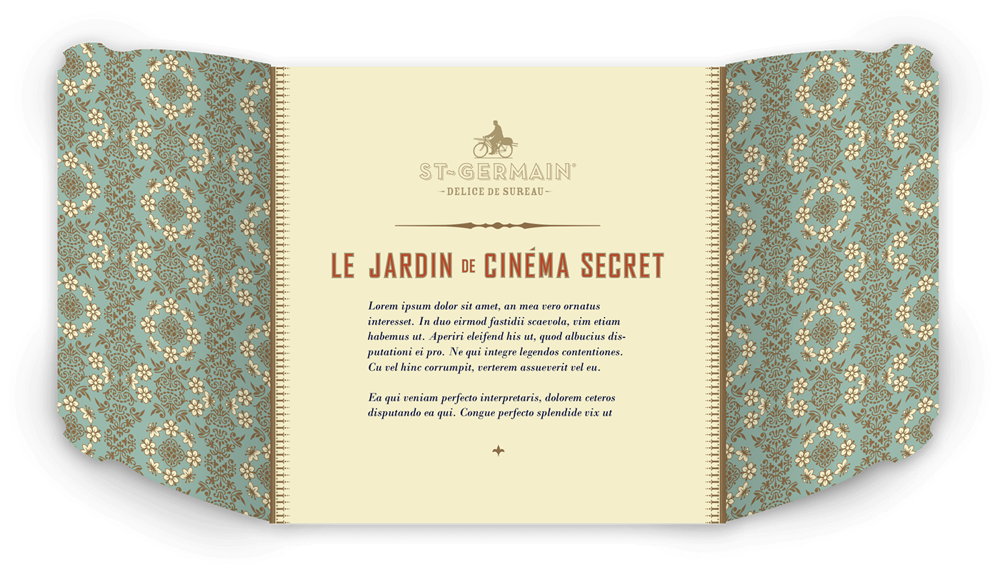 INVITIATION print print invitation secret cinema st. germain