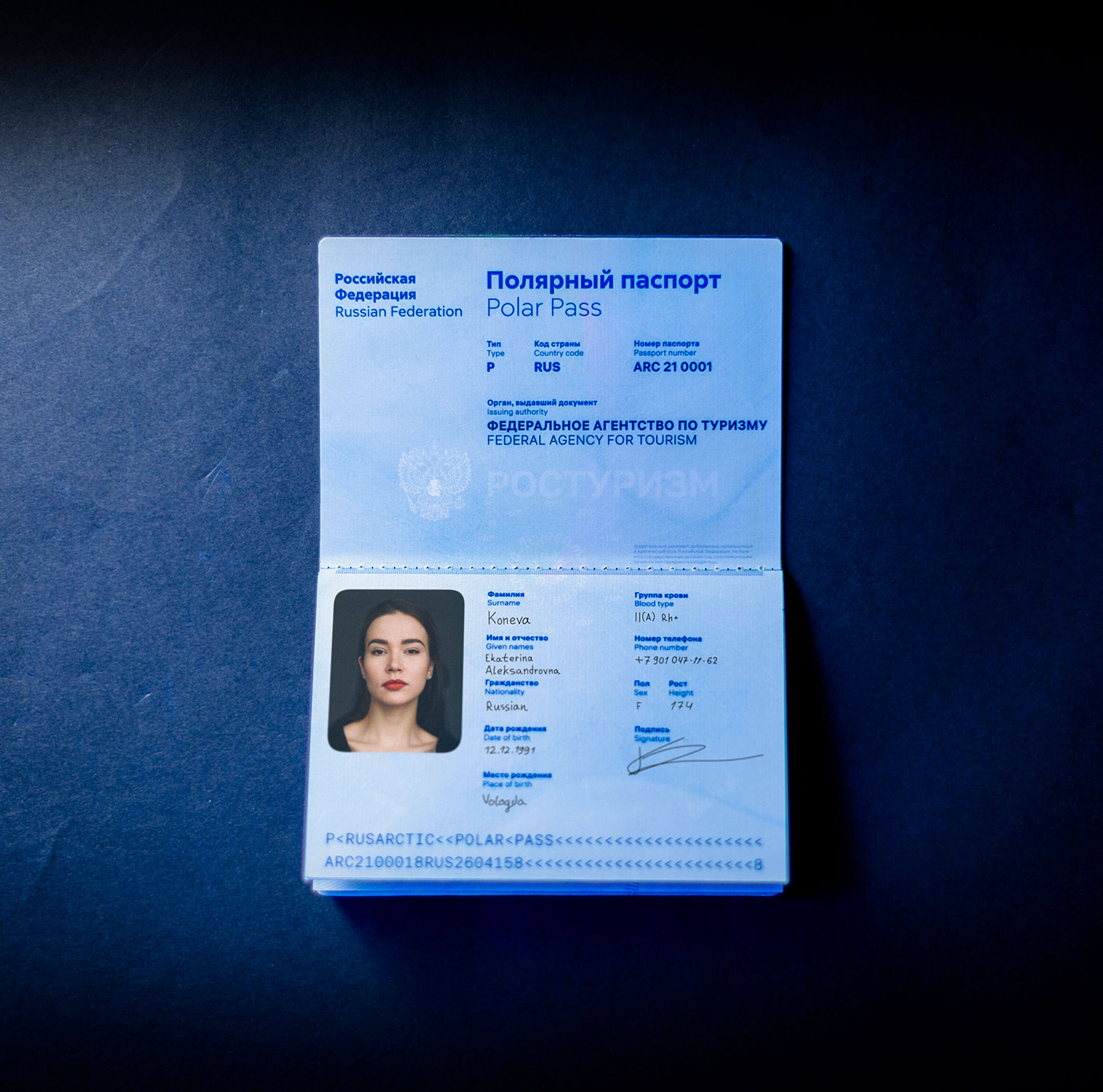 certificate ID pass Passport polar Polar Pass Russia