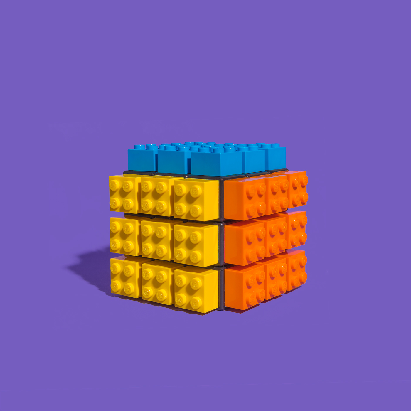 art minimal colorful studio digital editorial LEGO tetris Nintendo inspire