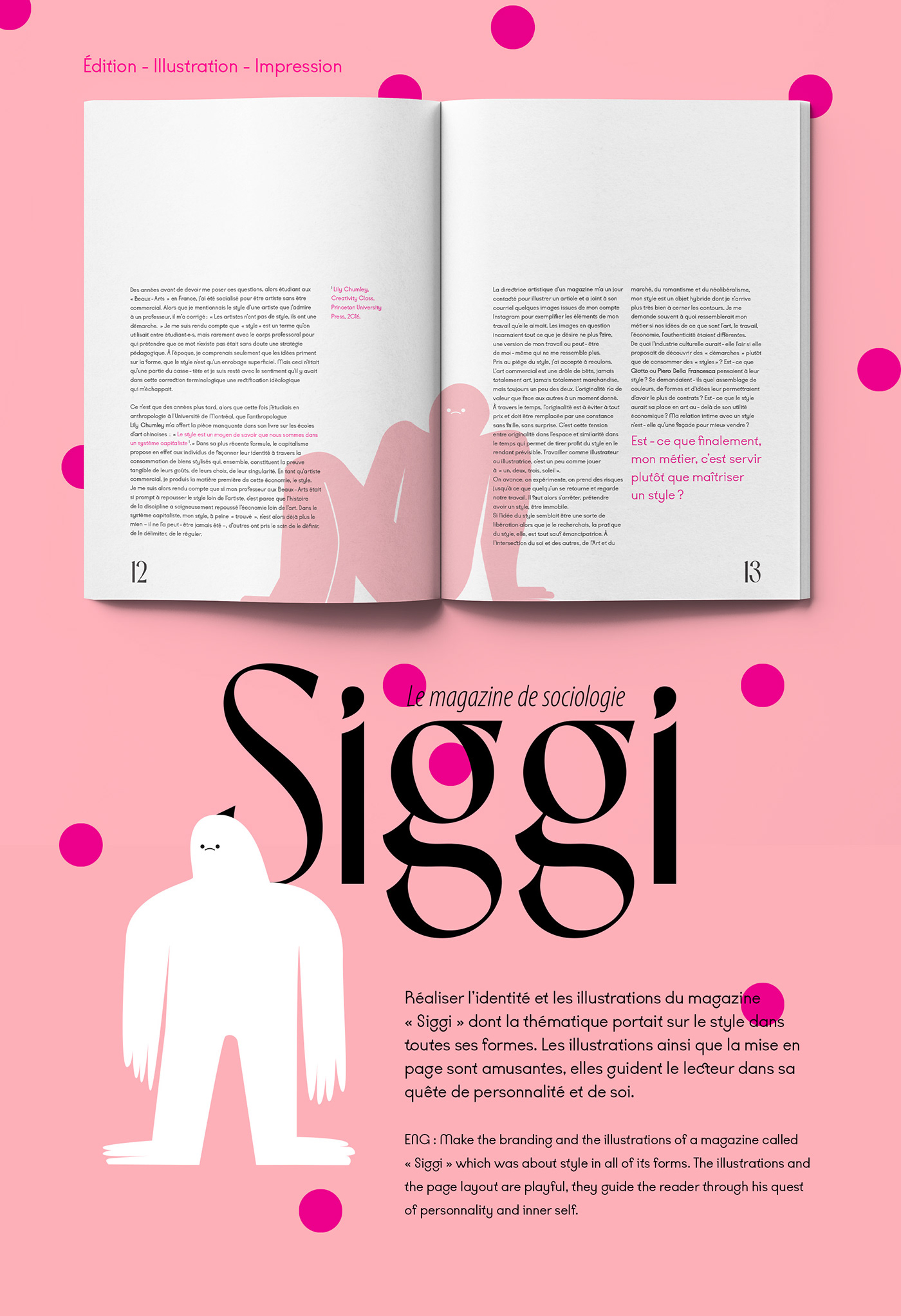 magazine editorial edition Layout print Style sociology