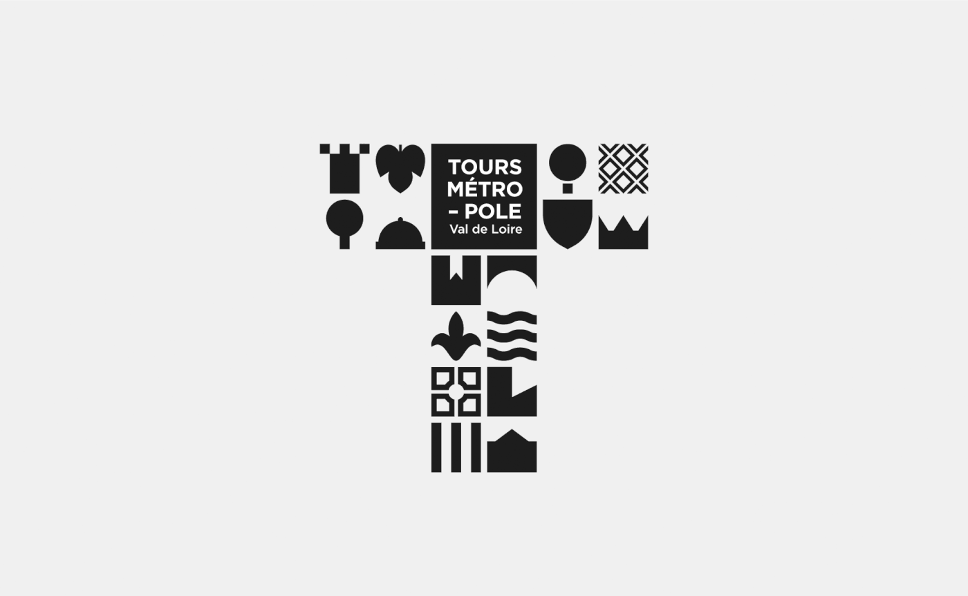 City branding metropole logo city pictogram Responsive