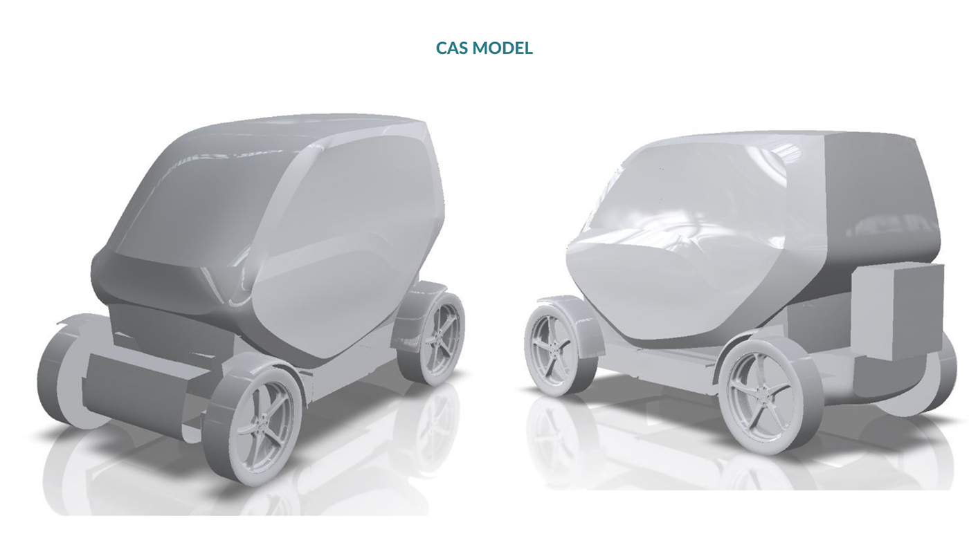 exterior design microcar car design automotive   transportation concept family Alias Modeling 3D Claymodel