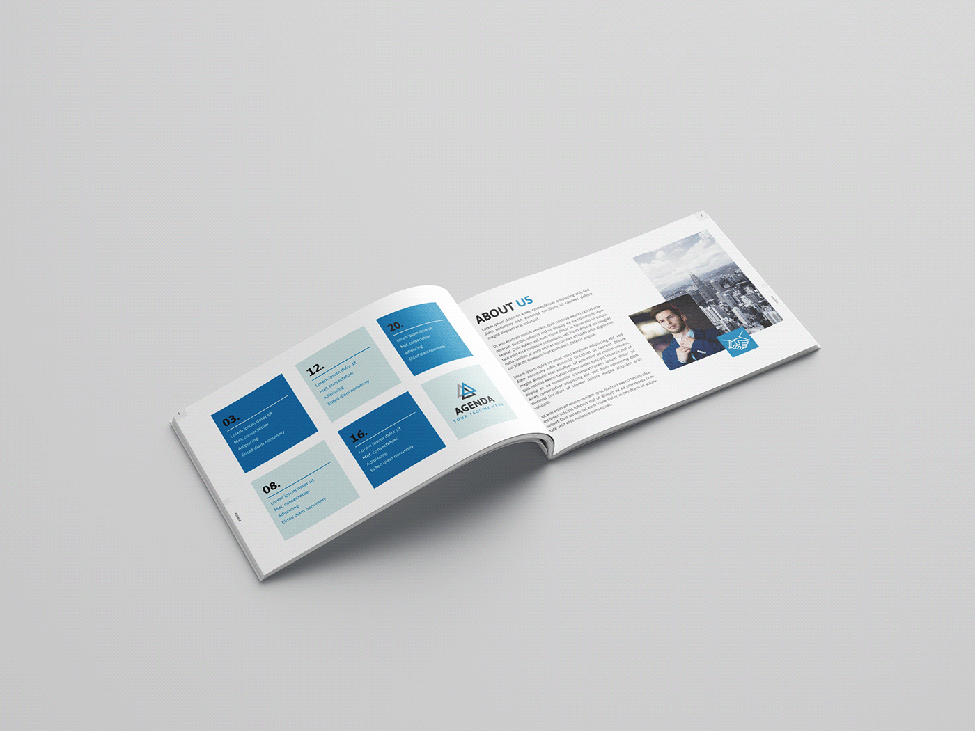 Booklet brochure business profile company profile magazine portfolio Business Proposal