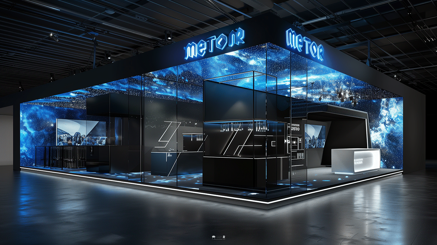 AI展台 Exhibition  booth Exhibition Design  Stand 3D 3ds max 展台设计，展厅设计，3d效果图， 创意展台 展览设计、展台设计