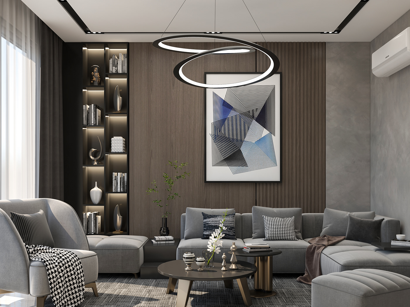 Interior chair living room living room design modern interior design  Render 3D sofa furniture