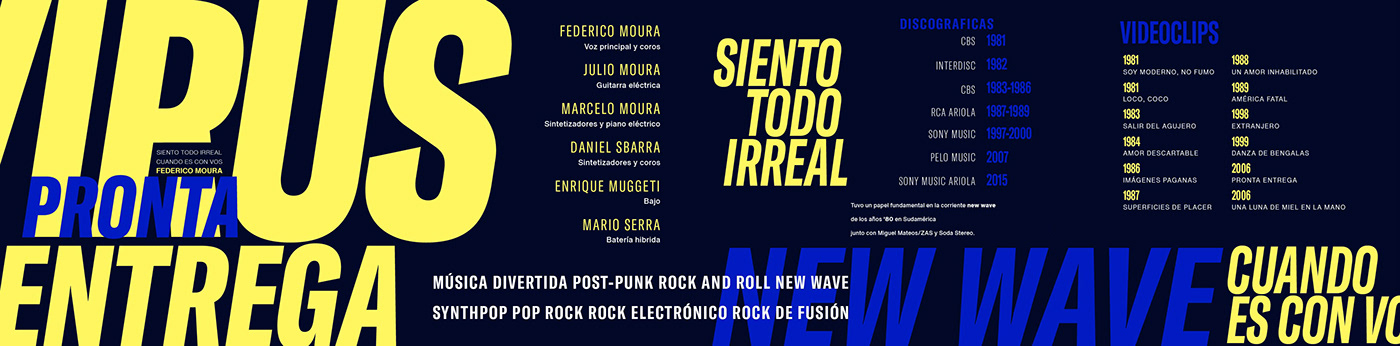 rock tipografia argentina diseño gráfico Rock Nacional