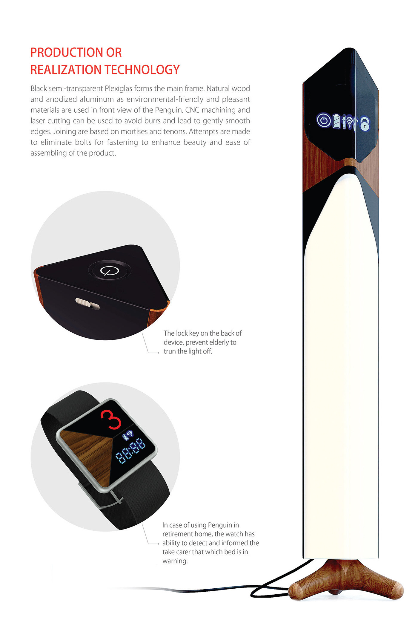 light smartwatch human centered design interior design  3ds max corona design thinking elderly-care-products