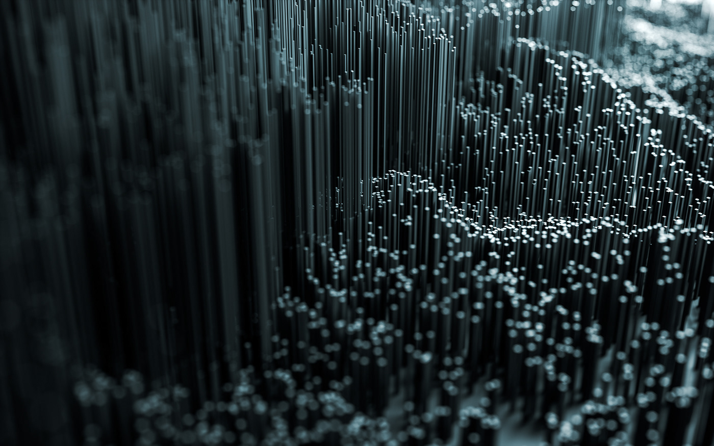 octane cinema4d 3D CGI black particles digital art Landscape Data