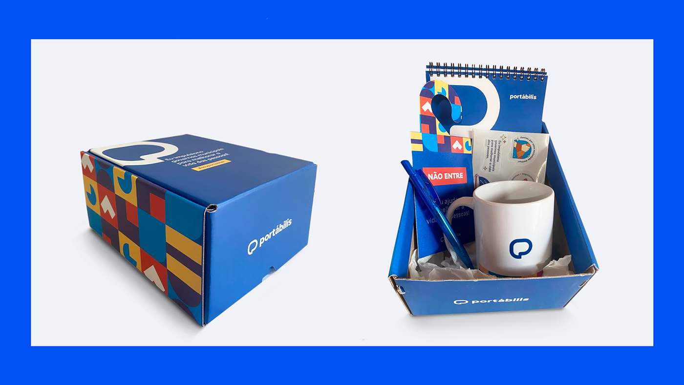 Adesivos bloco de notas brindes Caixa caneca kit empresa kit onboarding Materiais Gráficos Onboarding rebranding