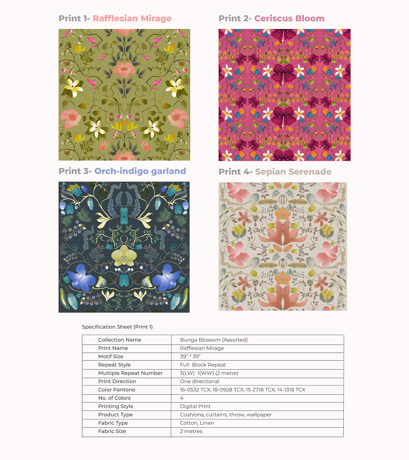 textile print textile design  fabric indonesia Flowers fabrics print design  cushions curtains advanced print design