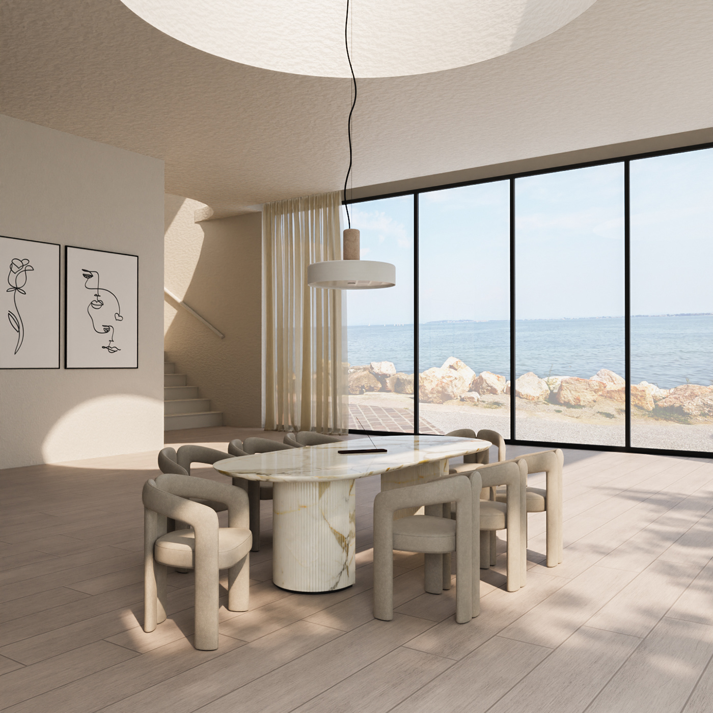 3D 3d modeling architecture archviz blender CGI indoor interior design  Render visualization
