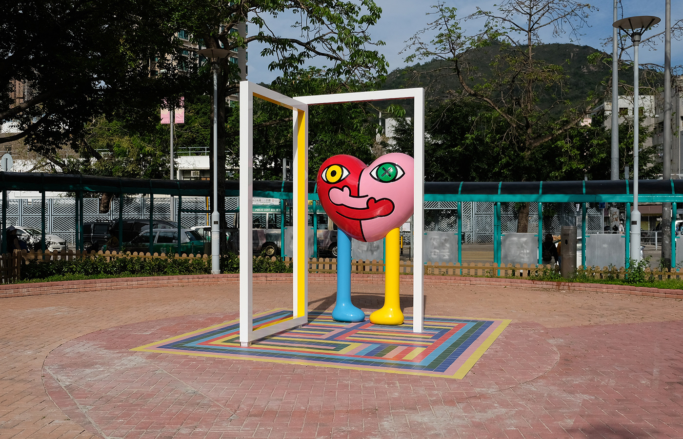 art heart Hong Kong Ken Lo more hugs public art sculpture Street Art  tuen mun viva river